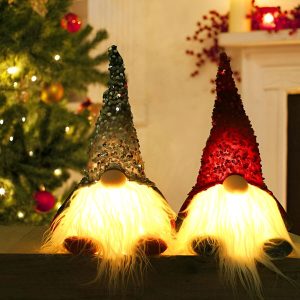 Spīdošs Ziemassvētku elfs | GNOMEK