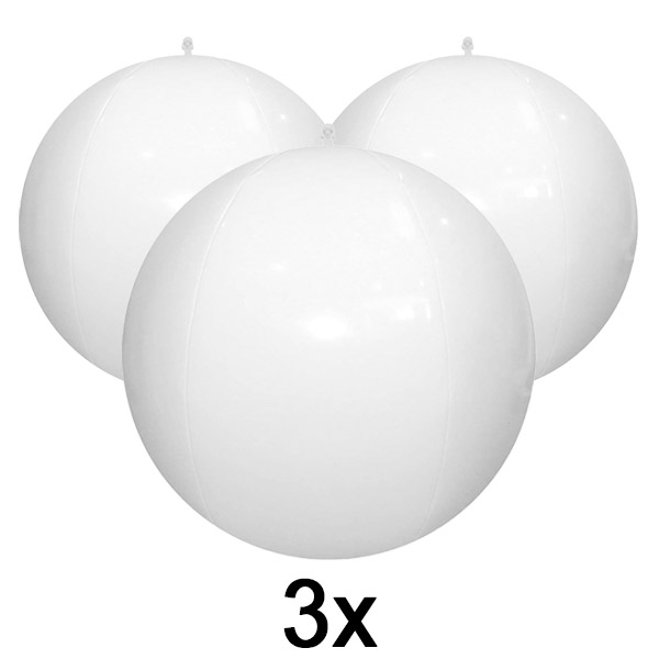 3x Piepūšamās peldošās baseina gaismas | POOLGLO