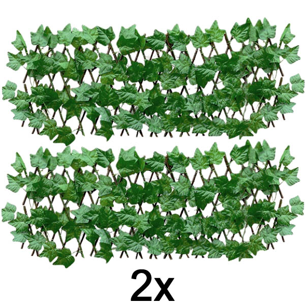 2x Dekoratīvs un praktisks žogs terasei un dārzam | GREENFENCE