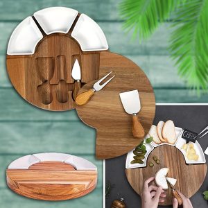 Pilnīgs Uzkodu Servēšanas Paplātes Komplekts | SNACKPLATTER